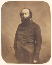 Retrato de Théodore Rousseau 1812-1867, 1855-1859.