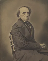 Retrato do compositor Giacomo Meyerbeer 1791-1864, 1853-1854.