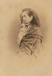 Retrato da cantora de ópera Rosine Stoltz 1815-1903, 1855-1859.