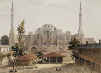 Haghia Sophia, Constantinopla, pub. 1852