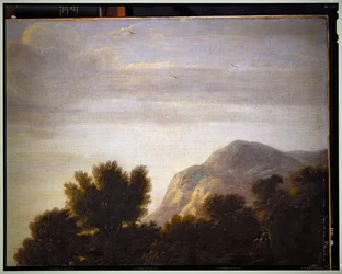 Paisagem italiana, pormenor, sem data
