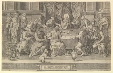 A Última Ceia, 1564.