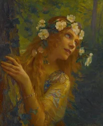 Leilah, cerca de 1910-1913.