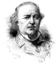 Retrato de Maitre Charles Lachaud (1817-1882), advogado francês. Gravura de Vuillier em "Le Monde Illustré" n°1342 de 16 de Dezembro de 1882.