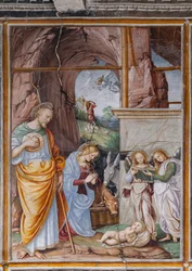 Detalhe de "A Natividade", de "A Vida e a Paixão de Cristo"