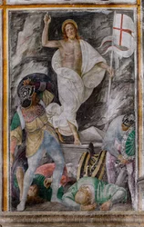 Detalhe da "Ressurreição de Cristo", de "A vida e a Paixão de Cristo".
