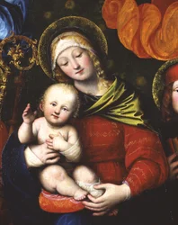 Madonna and Child, detalhe de 3498630, 1516 (painel)
