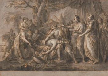 Achilles Lamentando a Morte de Patroclus