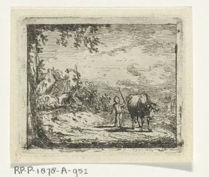 Paisagem com putto e vaca