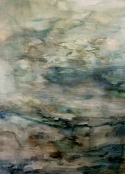 Paisagem abstrata enevoada