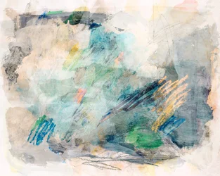 Abstrato azul-esverdeado sereno