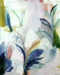Folhagem abstrata suave