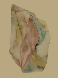 Cristal em tons suaves de pastel
