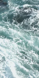 Ondas turbulentas do oceano