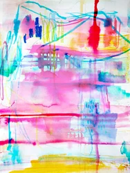 Fluxo abstrato vibrante