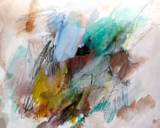 Pinceladas abstratas vibrantes