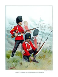 Os 87th Princesa Victorias Royal Irish Fusiliers, c1890.