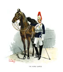 Os guardas de cavalo, c1890.