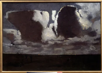 Luz da lua. Pintura de George Hendrick (Hendrik) Breitner (1857-1923) ec.hol