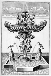 Projeto de fonte ornamental, 1664