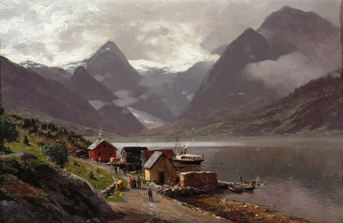 Fiorde de Fjærlands visto de Mundal