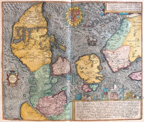Dinamarca - em "Civitates Orbis Terrarum" de Georg Braun, Colónia 1617