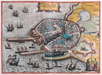 Flenish, Bélgica - em "Civitates Orbis Terrarum" de Georg Braun, Colónia 1617
