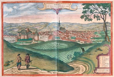 Polna (Boémia), República Checa - em "Civitates Orbis Terrarum" de Georg Braun, Colónia 1617