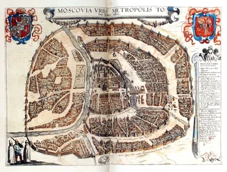 Mapa de Moscou, 1572