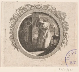 Título vinheta para S. Richardson: "História da Senhorita Clarissa Harlowe", Parte Quatro
