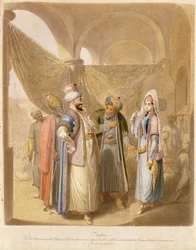 O mercado de escravos, 1824