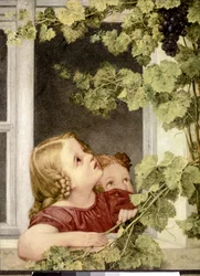 Criança à janela. ca. 1843. (óleo sobre tela)
