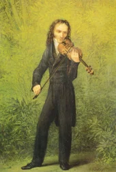 O violinista Niccolò Paganini