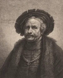 Autorretrato de Rembrandt, 1771.