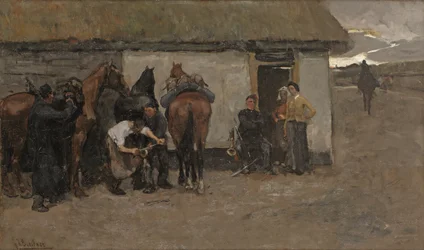 O ferreiro, c.1881-84 (óleo sobre tela)