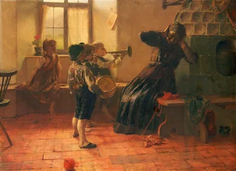 O Concerto (óleo sobre tela)