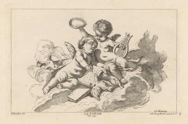 Poëzie
La Poesie (título sobre o objecto)
Livre des Arts (título da série)