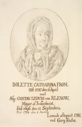 Retrato de Bolette Catharina de