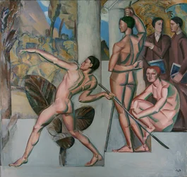 Mens sana in corpore sano Uma mente saudável em um corpo saudável, 1912