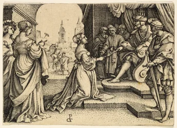 Ester diante de Assuero