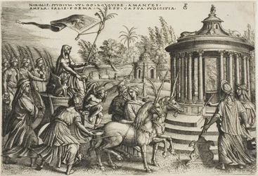 O Triunfo da Castidade, prato dois de Os Triunfos de Petrarca
