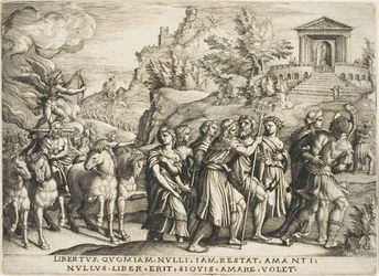 O Triunfo do Amor, prato um dos Triunfos de Petrarca