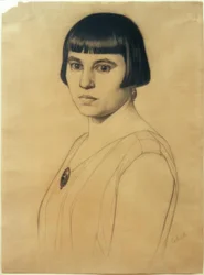 G. Scholz, Retrato Elisabeth Scholz