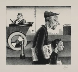 Portadores de jornais (desgraças do trabalho)