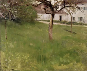 Um jardim em Grez, 1884