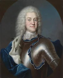 Retrato de Christian Ludwig II, 1683-1756 Duque de Mecklenburg, 1731-1732