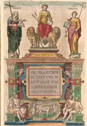 Capa do livro Civitates orbis terrarum de Braun e Hogenberg