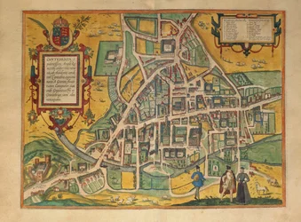 Mapa de Cambridge de Civitates Orbis Terrarum, de Georg Braun