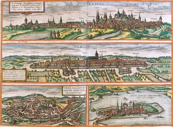 Nuremberga, Ulm, Salzburgo, Lindau, Alemanha, Áustria