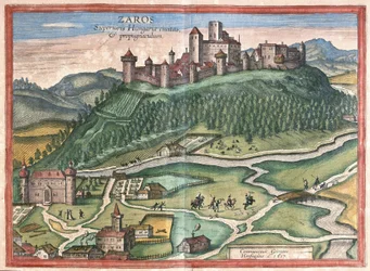 Zaros, no Monte Ida, Creta (gravura